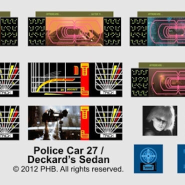 Blade Runner - Deckard's Sedan/Police Car no. 27 Photoetch Set