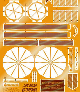 Star Trek – Enterprise – 22″ Cutaway – 1/500 Scale Photoetch Set – PGX162