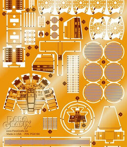 Star Wars – Millennium Falcon – 1/72 Scale Photoetch Set – Fine Folds – PGX180