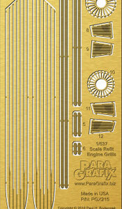 Star Trek – 1701 USS Enterprise Refit – 1/537 Scale Enterprise Engine Grills – PGX215