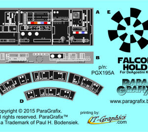 Star Wars – Millennium Falcon Hold Photoetch for DeAgostini Subscription Kit (PGX195)