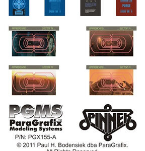 Blade Runner – Spinner – 1/24 Photoetch Set – FOR KIT: Fujimi #4800 – PGX155