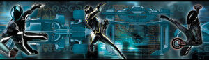 Tron – Legacy-  Peel & Stick Border
