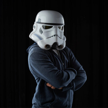 Star Wars The Black Series - Rogue One - A Star Wars Story Imperial Stormtrooper Electronic Helmet - Image 8