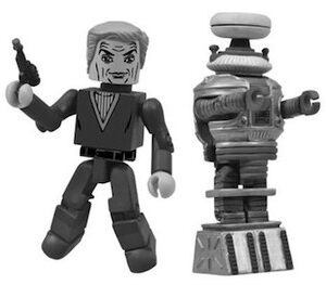 Lost in Space Black & White Minimate 2-Pack