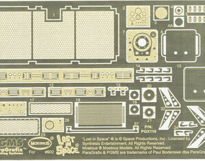 Lost in Space – Chariot – Photoetch and Decal Set 1/24 Scale – PGX119