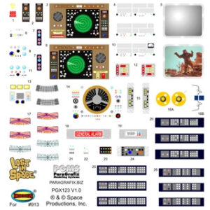 Lost in Space – Jupiter 2 Decal Set for Stock Interior – PGX122