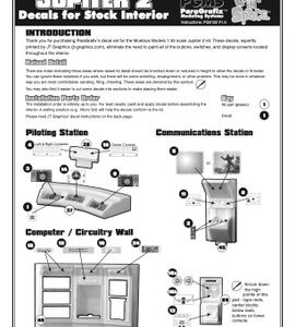 Lost in Space – Jupiter 2 Decal Set for Stock Interior – PGX122