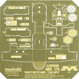 Battlestar Galactica – Viper MK 7 – Photoetched Cockpit – PGX144
