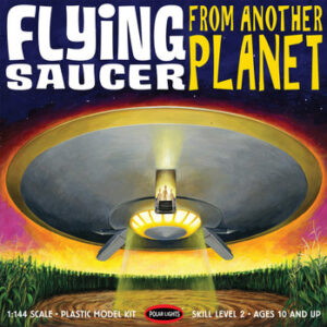 POLAR LIGHTS 12″ FLYING SAUCER 1:144 SCALE MODEL KIT – ? Forbidden Planet C57D ?