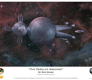 Lost in Space – The Derelict Awakens – Ron Gross Art print