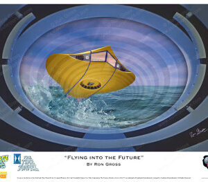 Voyage to the Bottom of the Sea – Flying Into The Future – Ron Gross – Print