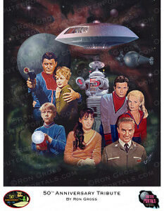 Lost in Space – 50Th Anniversary Tribute – Print by Ron Gross