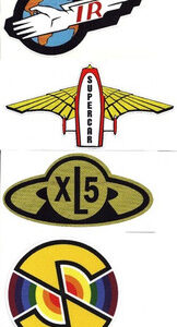 Stickers – Thunderbirds XL5 Supercar & Captain Scarlet