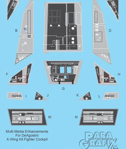 Star Wars – X-Wing Detail Set – 1/18 Scale For DeAgostini Kit – PGX228
