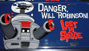 Lost in Space Robot License Plate