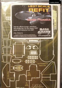 Star Trek – 1701 Enterprise Refit Interior – 1/537 Scale Photoetch Set – PGX216