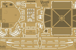 Voyage to the Bottom of the Sea – Seaview Photoetched Enhancements For Moebius 1/350 scale Kit – PGX118