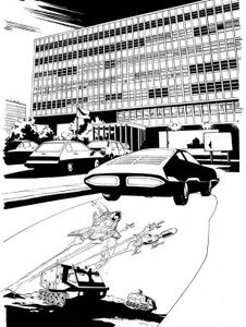 UFO – Original Art pages from UFO comic #0